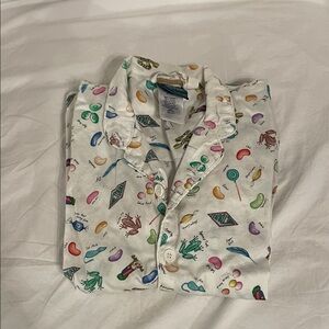 Pottery Barn Teen Harry Potter White and Multicolor Kids Pajama Set